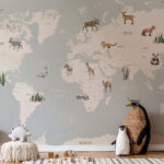 Karta svijeta – vodene bojice